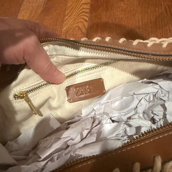 NWT Zara braided robe shoulder bag - Picture 2 of 4